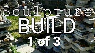 How to Build a Stacked Granite Sculpture - Part 1 #rockhounding #stonesculpture #recycledmaterials