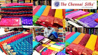 Chennai Silks Ramzan Collection Designer Saree Linen cotton Soft Light Weight Dola silk Sarees screenshot 2