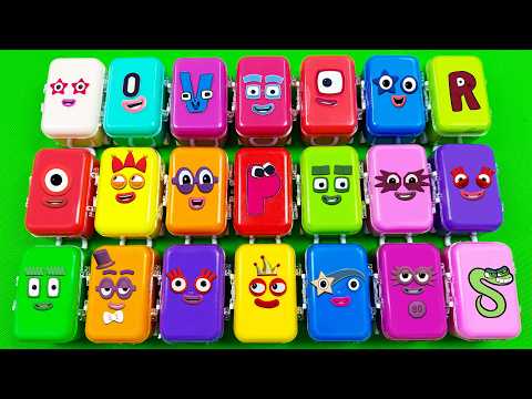 Numberblocks 🏳️‍🌈 Find Rainbow SLIME with Fun Mini SUITCASE Colorful! Satisfying ASMR Slime💖🌈