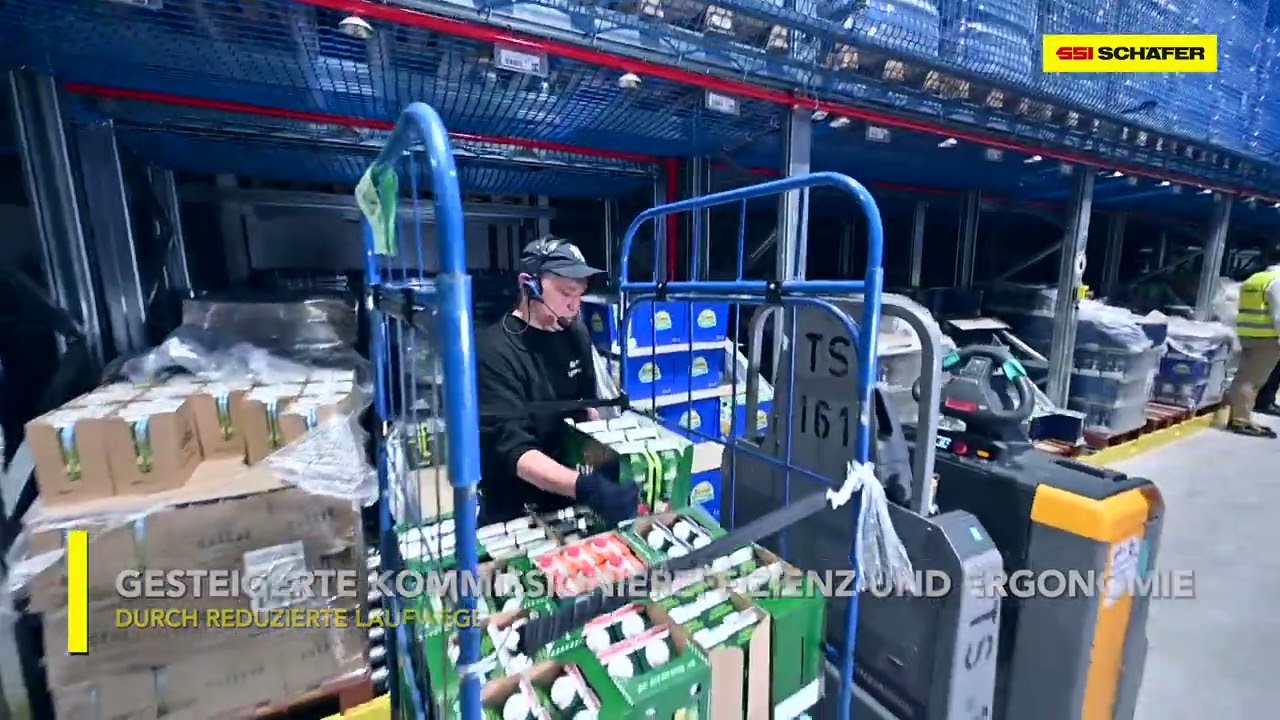 Mehr Lagerplatz und erhöhte Kommissioniereffizienz für Lebensmittelhändler EDEKA