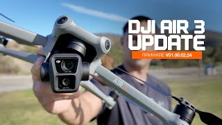 DJI Air 3 - Vision Assist, ActiveTrack 360 Auto and lots more updates