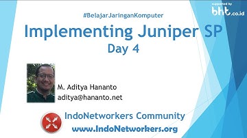 Implementing Juniper Service Provider Network (Day 4)