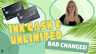 Bad Chase Business Ink Cash & Unlimited Card Eligibility Changes