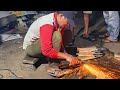 blacksmit,metalwork,ironwork,forging,quenching #blacsmith #forging #livestreaming