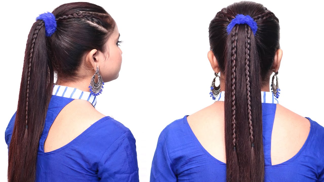 Latest High Ponytail Hairstyle for School, College, Work | New Hairstyles |  Trending Hairstyles - YouTube