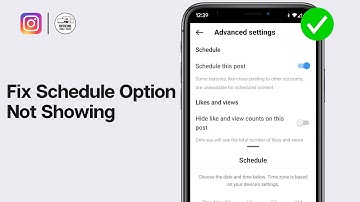 How To Fix Instagram Schedule Option Not Showing (2024)