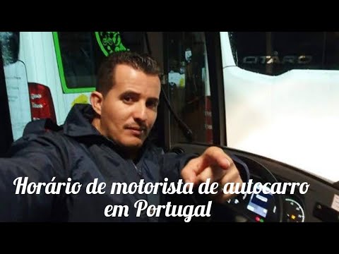 horário de motorista de Autocarro, em Portugal