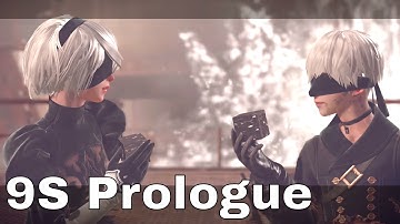 Nier: Automata - Part 15 - 9S Prologue at Abandoned Factory with No Commentary