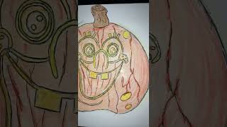 SpongeBob SquarePants Pumpkin Drawing!