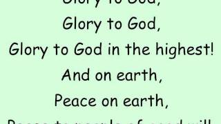 Video thumbnail of "Glory to God"