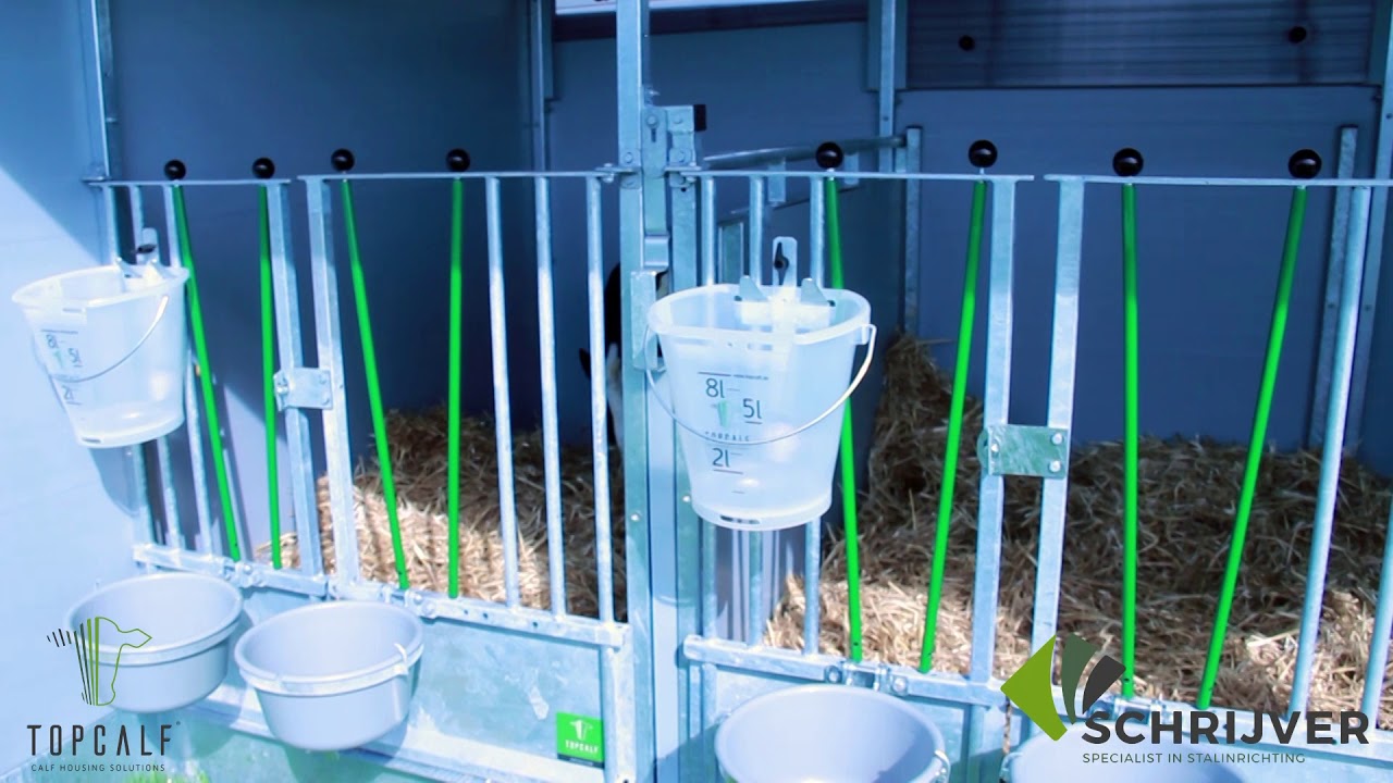 Topcalf Trio Easyclean calf hutch The innovative Easyclean System