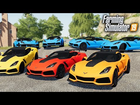 FS19 COPS ROBBERS COPS CHASING DOWN ROBBERS IN ZR1 CORVETTES SUBSCRIBERS VS ME