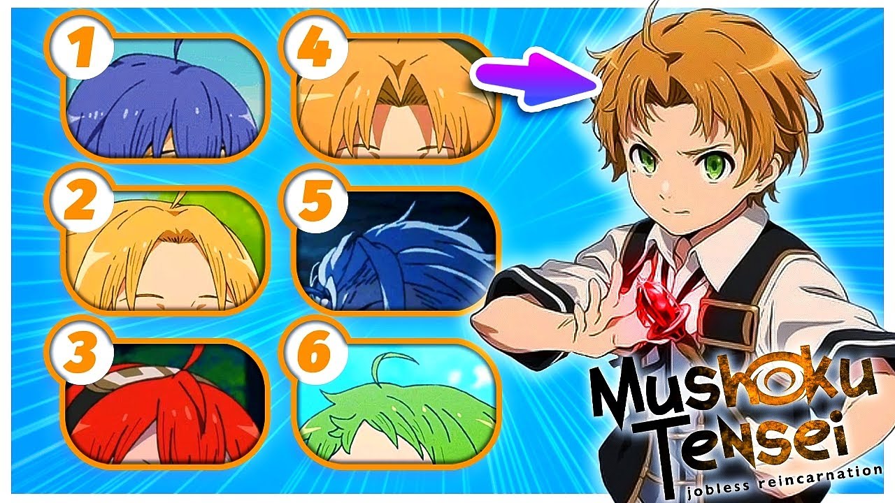 GUESS the HAIR of the CHARACTER of MUSHOKU TENSEI SEASON 3 💇‍♂️🎭  Jobless Reincarnation Quiz! 🗡️🤔