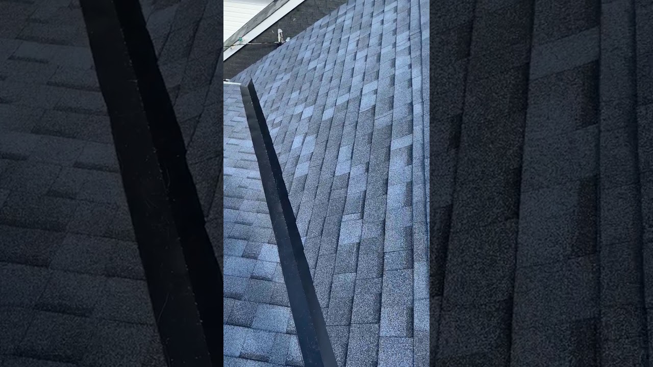 Blue shingles roof - YouTube
