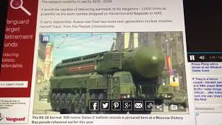 Russia Test Fires The Satan 2 Nuclear Missile