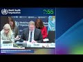 LIVE | @DrTedros' speech at the 158th session of the Executive Board