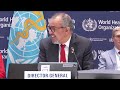 LIVE | @DrTedros' speech at the 158th session of the Executive Board