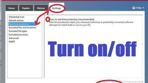 How to Disable & Enable Microsoft Security Essentials - (Turn on/off)