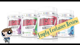 Muscle Nation LEGACY Pre-Workout Empty Container Review