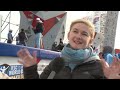 IFSC Climbing World Cup Baku 2014 Interview with Shauna Coxsey