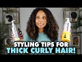 Tips for THICK Curly Hair! | BiancaReneeToday