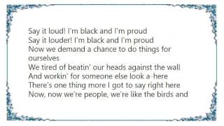 James Brown Say It Loud I M Black And I M Proud Lyrics James Brown Say It Loud I M Black And I M Proud Lyrics Music Video Metrolyrics