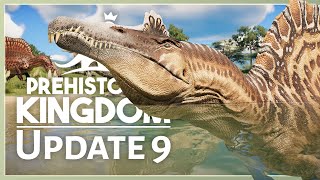 The Best Update So Far! | Swimming & Four New Species | Prehistoric Kingdom Update 9