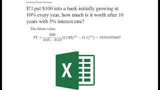 Investment Insights: Excel Tutorial for Calculating Future Value of Growing Annuities