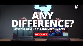 Performance differences of Nvidia RTX4050 with 140W vs 45W! - ASUS TUF Gaming F15 vs MSI Thin GF63