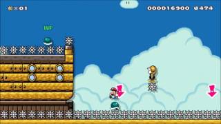 SMM - A lucky shell
Level by かぬつう
I saw this level in GoSeigen stream. Most of level has very simple shell jump and shell drop setups, but still fun to play. There are a lot of kaizo blocks at end, I had a Yattenai hitting it
Clear time: about 40 min including plactice
https://supermariomakerbookmark.nintendo.net/courses/262F-0000-028C-6E0A SMM - A lucky shell