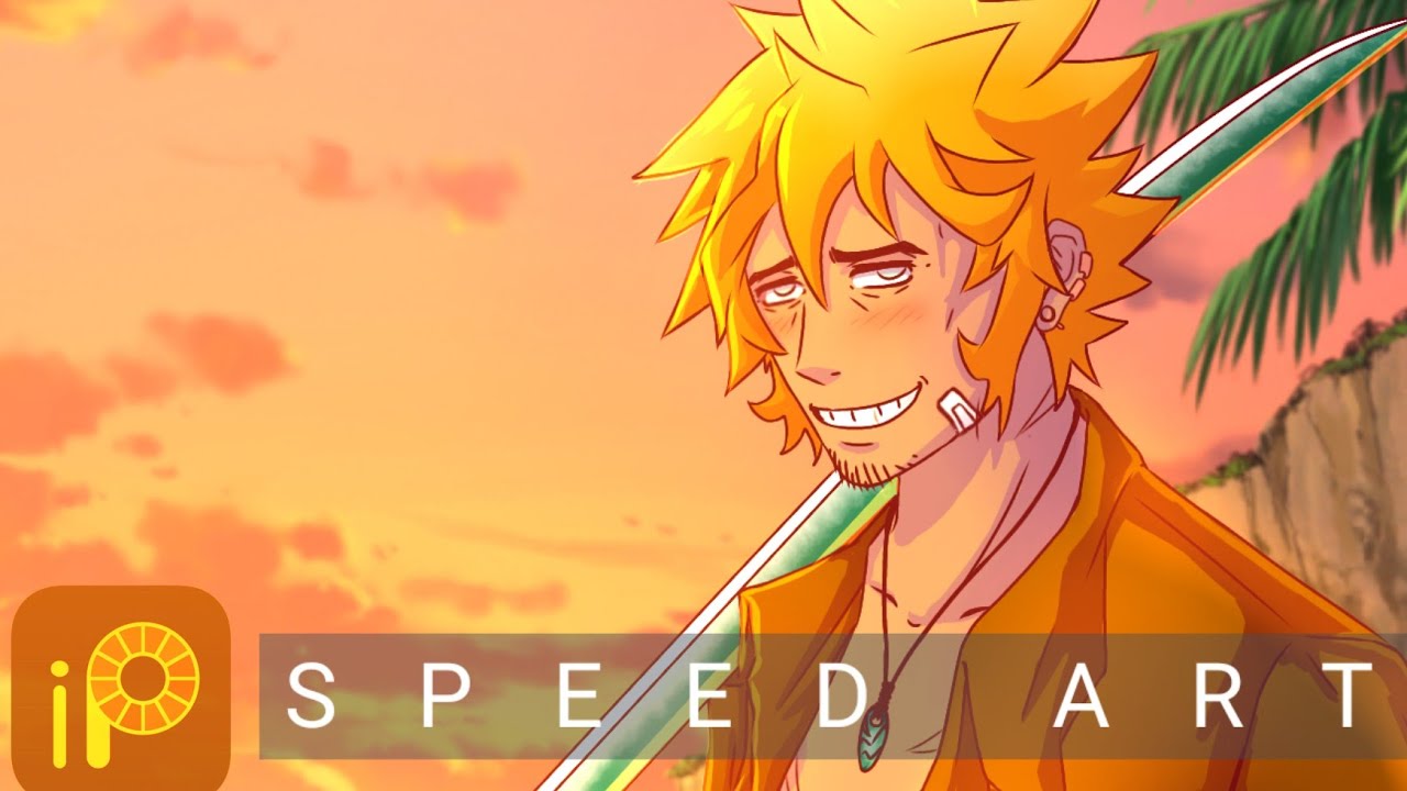 ILLUSTRATION [ ibispaint X ] speed paint #1 - YouTube