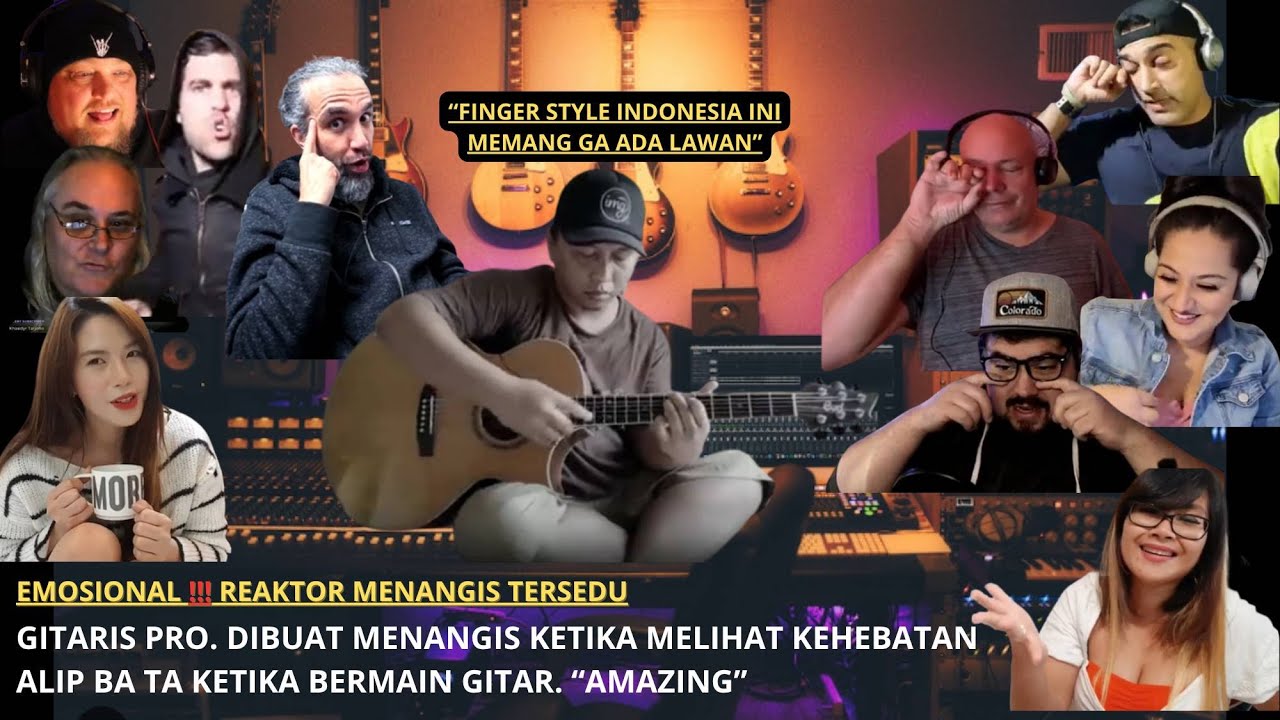 EMOSIONAL‼️GITARIS PRO. MENANGIS MELIHAT SKILL ALIP BA TA Killing Me Softly ( fingerstyle guitar) 💥