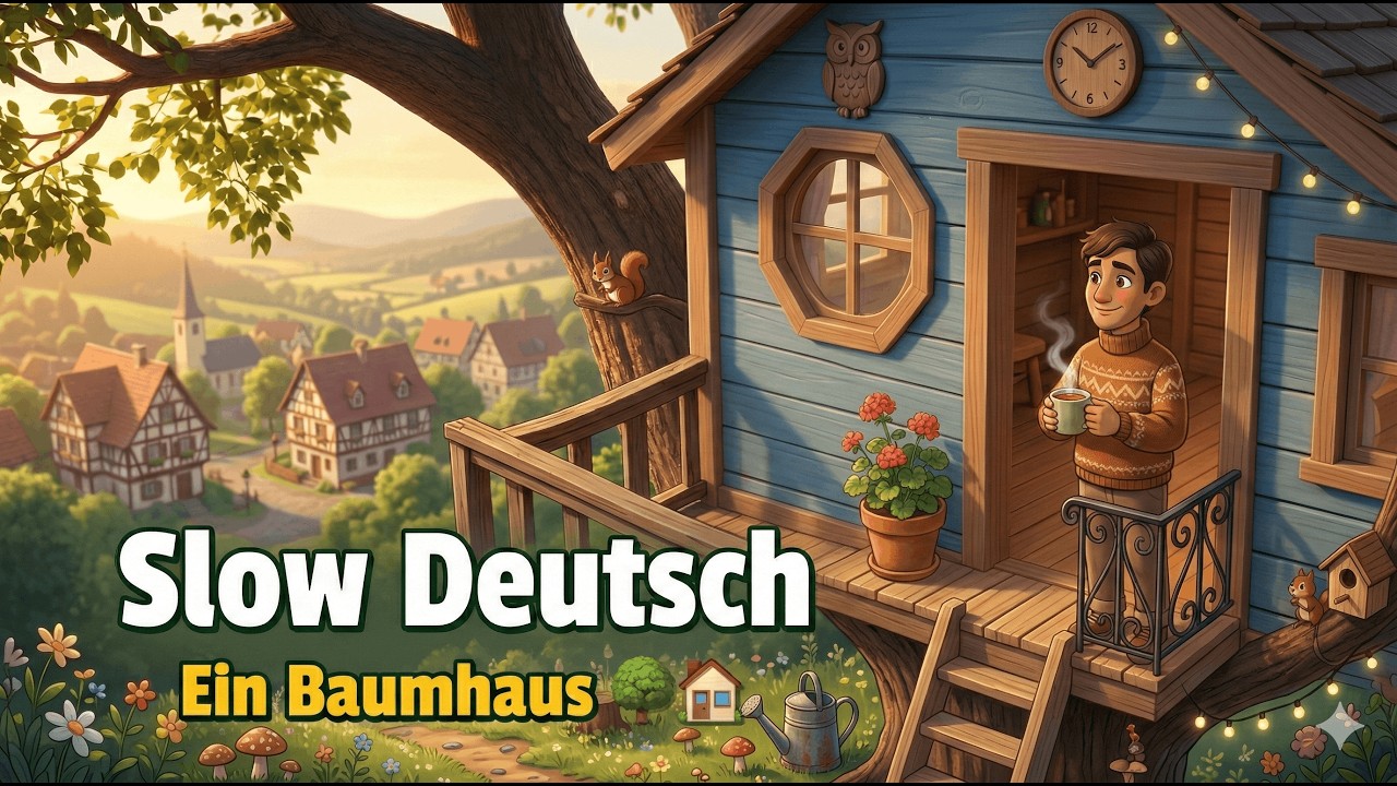 Ein Baumhaus 🌳🏠 | Einfache Deutsch Lernen durch Geschichten (A1-A2)