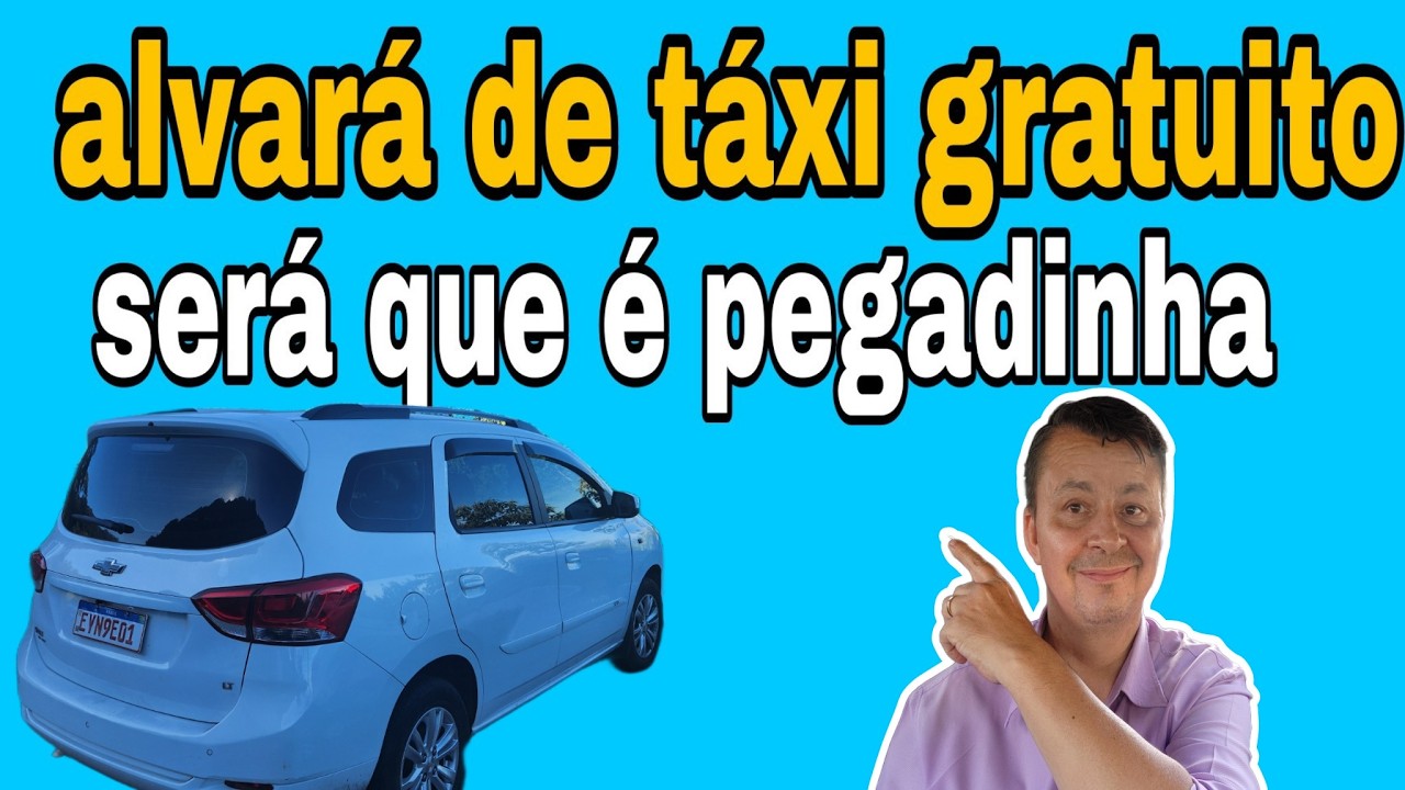 Prefeitura vai dá alvará de táxi 🚕 saiba como se escrever. - YouTube