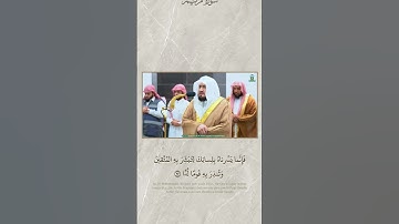 تلاوة فاخرة وأداء متقن لخواتيم سورة مريم للشيخ د. #بندر_بليلة