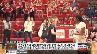 Girls high school basketball first round of playoffs