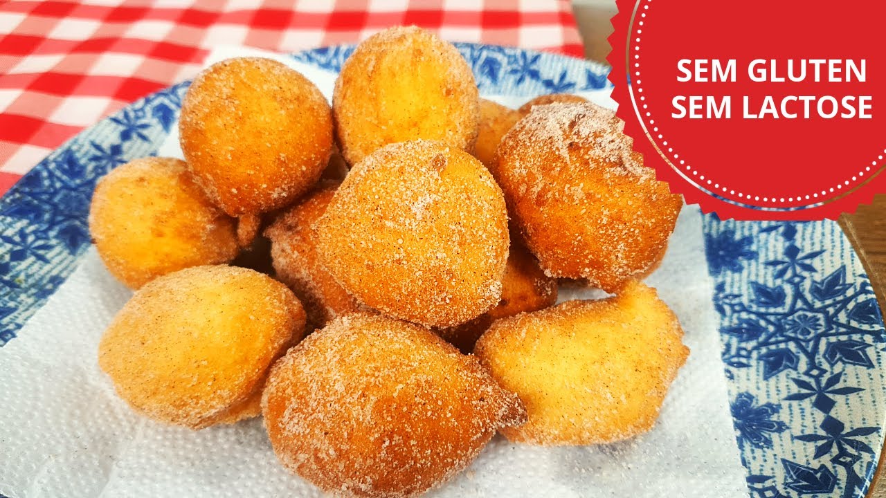 🔥Bolinho de chuva SEM GLÚTEN E SEM LACTOSE!