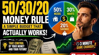 The 50/30/20 Money Rule Explained: The Simple Budget That Actually Works! #usa #finance 
