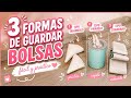 3 formas de guardar bolsas de la compra 🛍️|Fácil y práctico #ordenencasa #tipshogar #tips #lifestyle