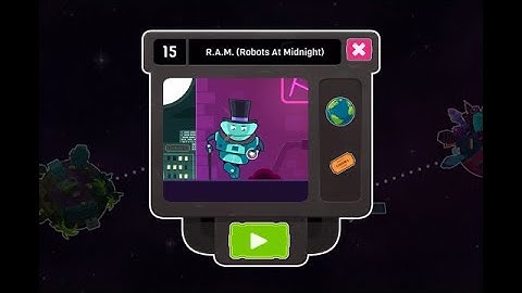 Love You to Bits walkthrough - Level 15 - R.A.M. (Robots At Midnight)