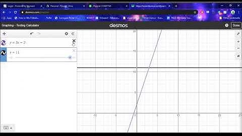 Modelling and Solving Two-Step Equations Using Desmos