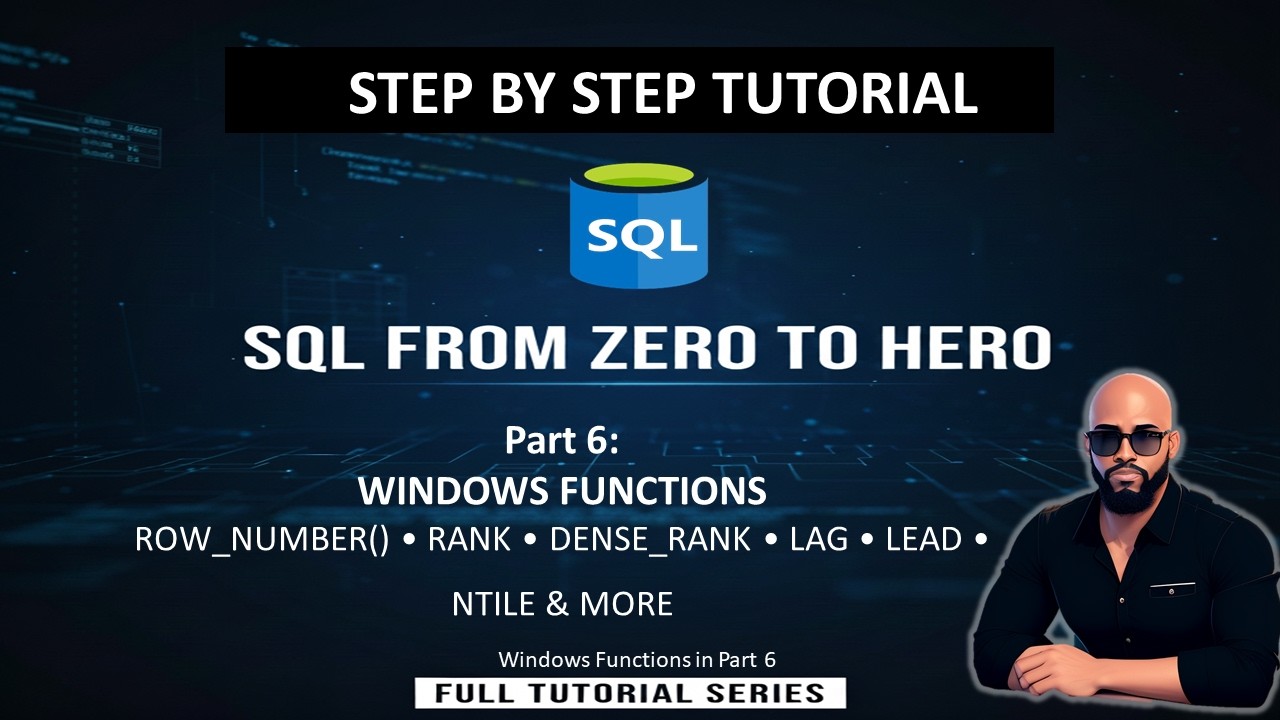 SQL Window Functions Explained (Part 6) – RANK, LAG, LEAD, NTILE ...