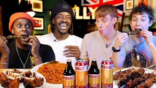 Rappers introduce us to Ghanaian food: Cow's feet + Turkey tails!!