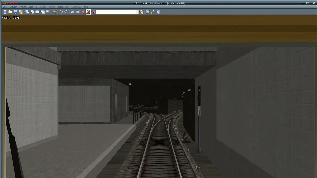 Eine erste Probefahrt in der Anlage 