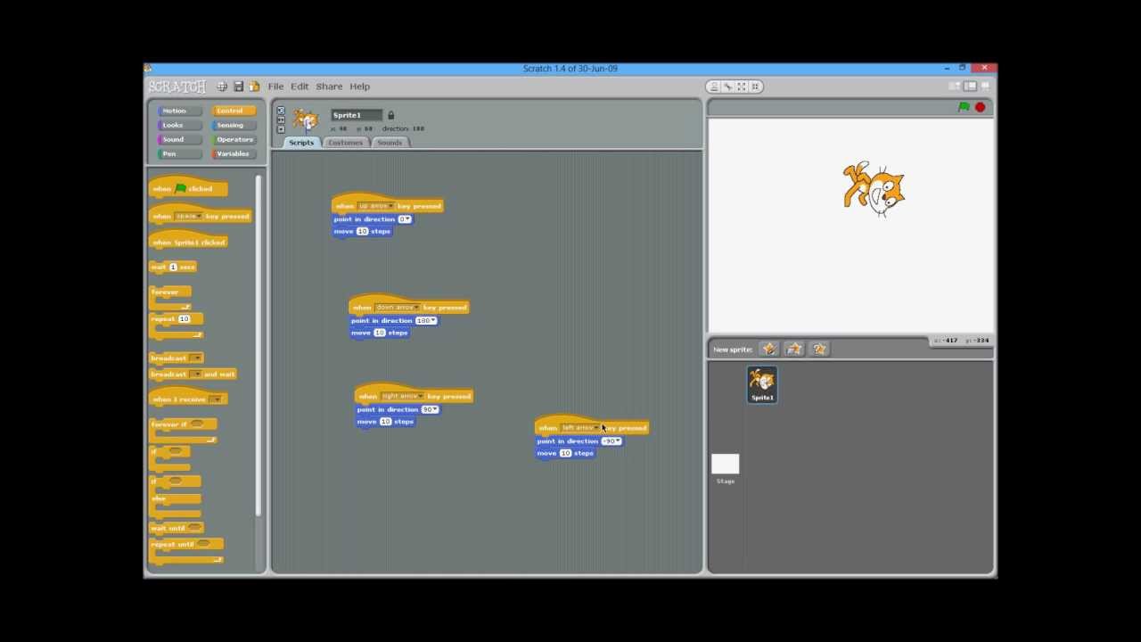 Making The Cat Run Scratch YouTube