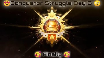 Conqueror Struggle😰 Conqueror even after so many hackers🤕 || Conqueror WhatsApp Status #conqueror