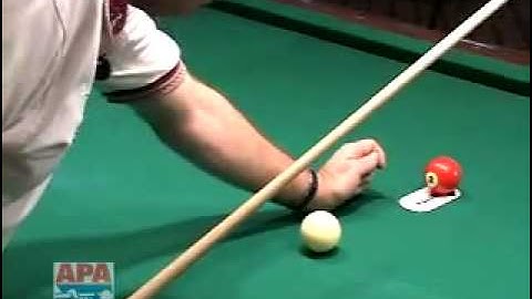 Dr. Cue - McDermott Cue - Lesson 7: Aiming (Cue Ball Travel Line)