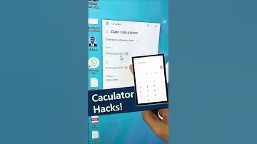 🔥📆 Calculator Hacks 💥 Windows Calculator Tricks #shorts #ytviral #computer #calculator #ytshorts