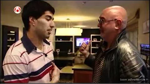 Luis Suarez at home (Liverpool)