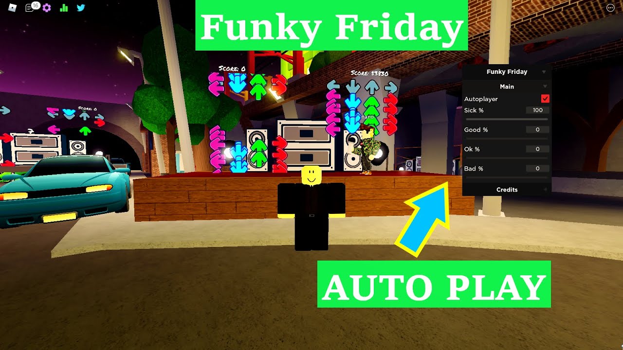 UPDATED] Funky Friday Script / GUI Hack, AUTOPLAY, Winstreak + Points  Farm